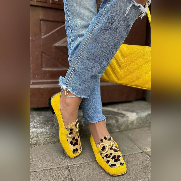 Dexter | Animal Print Loafers