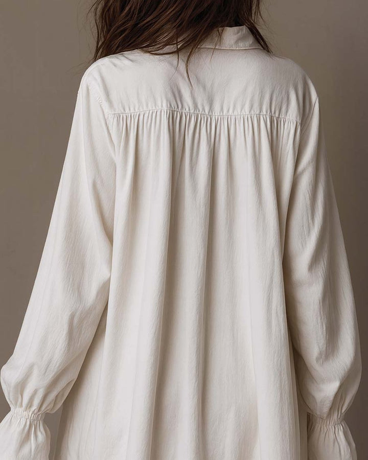 Grayden | Lace Shirt Mini Dress