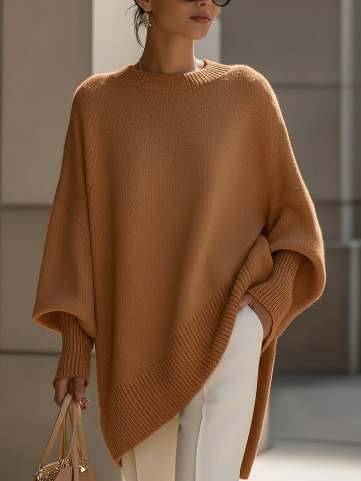 Rosalba | Oversized Draped Wide-Neck Sweater