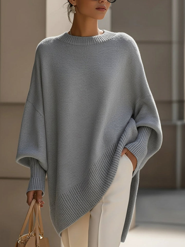 Rosalba | Oversized Draped Wide-Neck Sweater