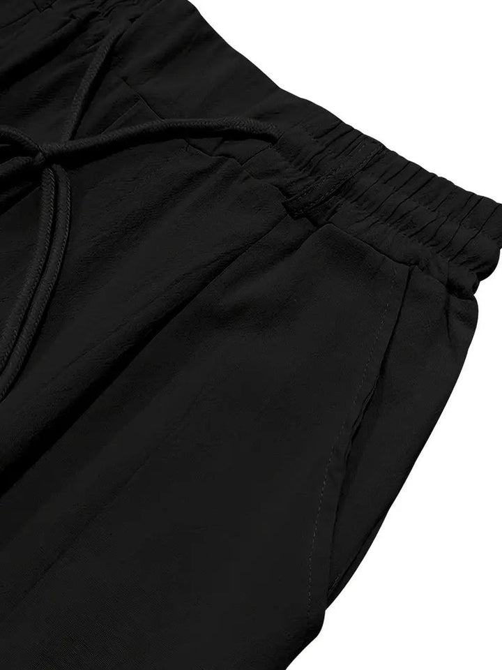 Otis | Wide Linen Drawstring Pants