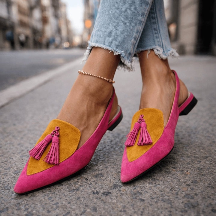 Farah | Sandals With Straps And Tassels