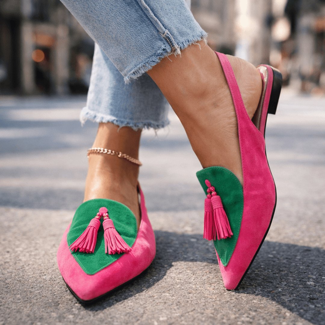 Farah | Sandals With Straps And Tassels