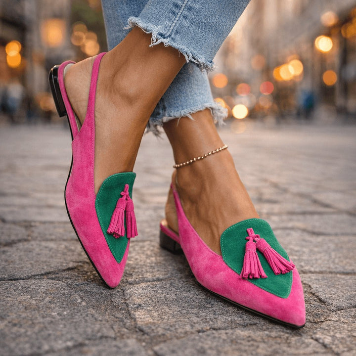 Farah | Sandals With Straps And Tassels