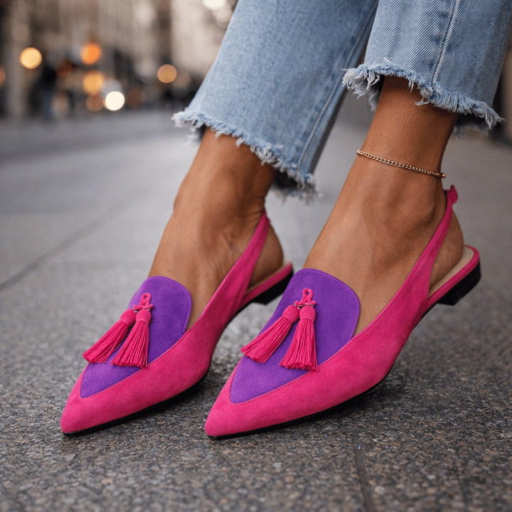 Farah | Sandals With Straps And Tassels
