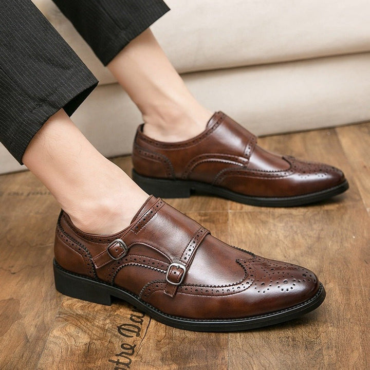 Abraham | Strap Dress Shoes