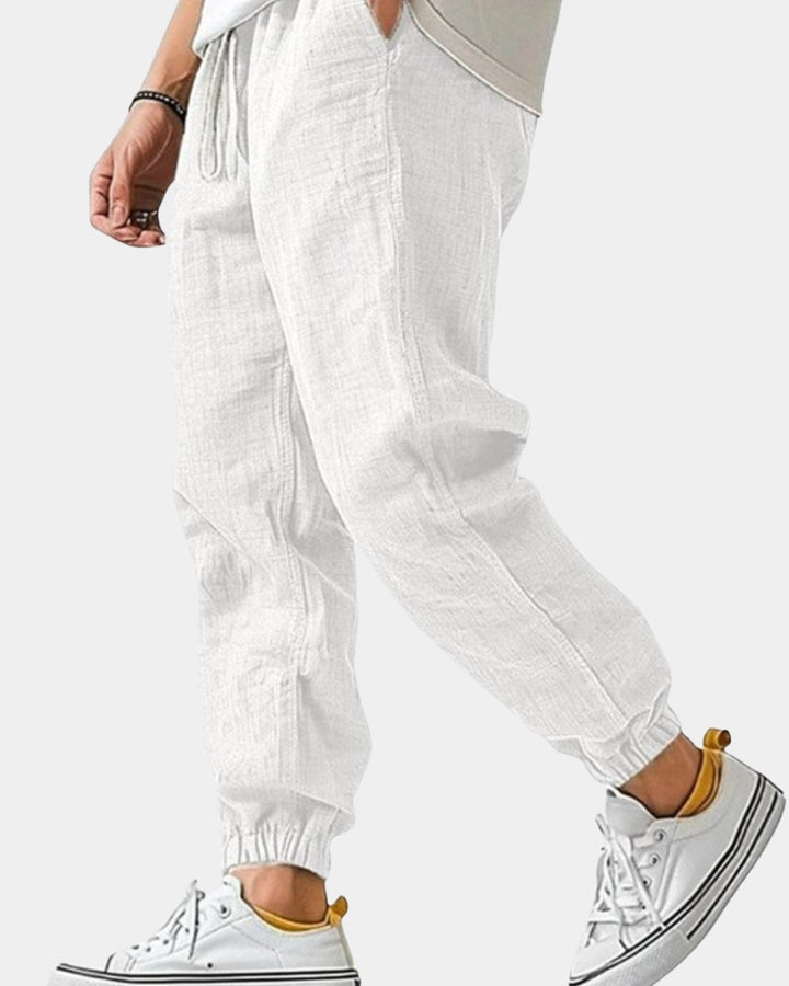 Pete | Linen Joggers for Men