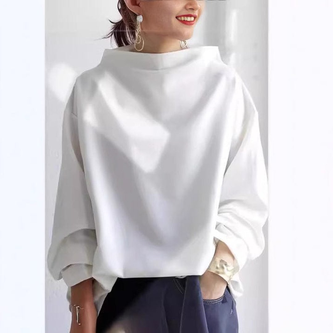 Hortense | High-Neck Soft Knit Top