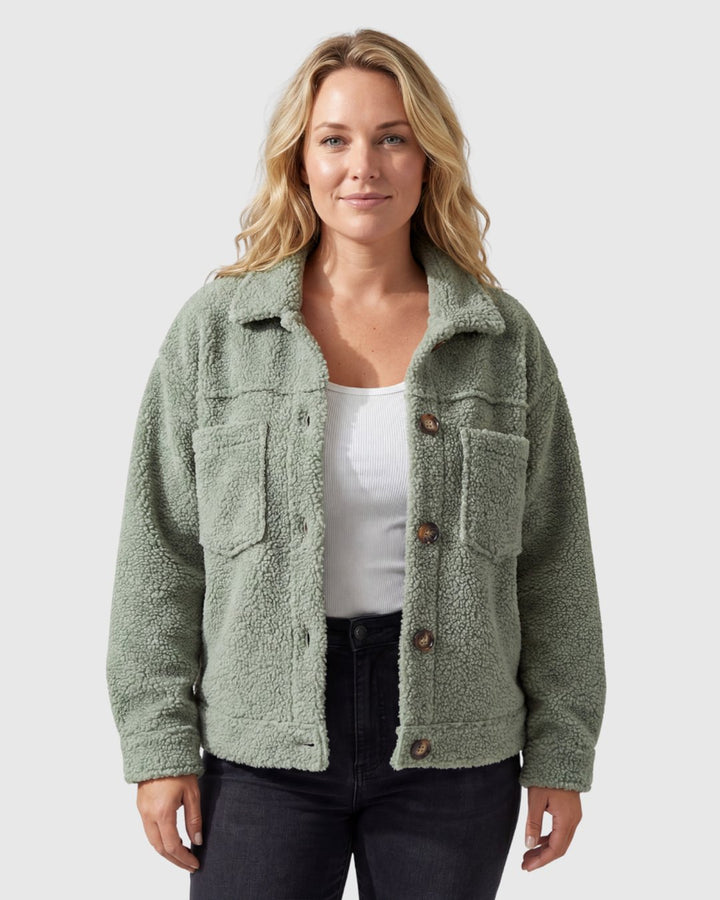 Violet | Fleece Mid-Layer Jacket
