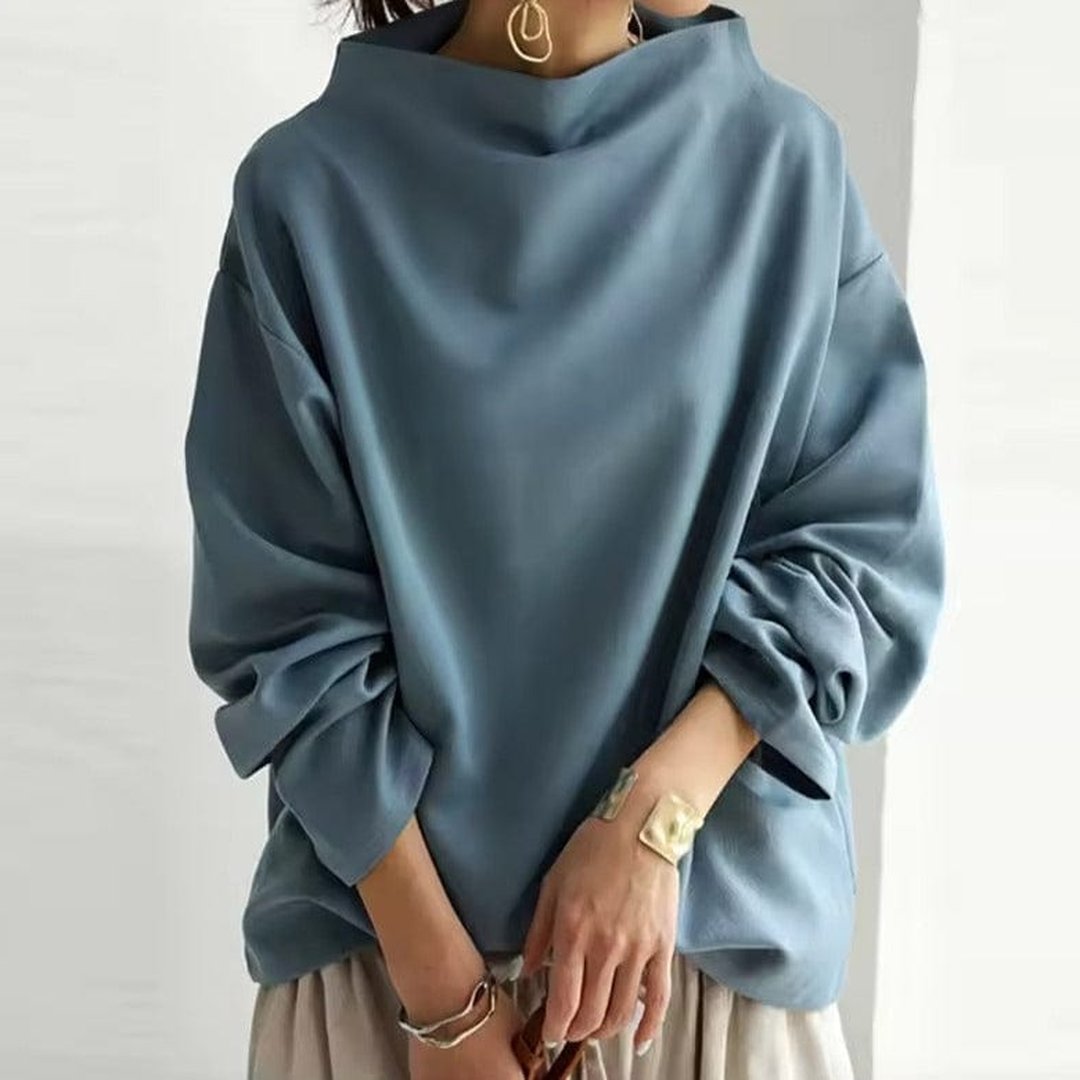 Hortense | High-Neck Soft Knit Top