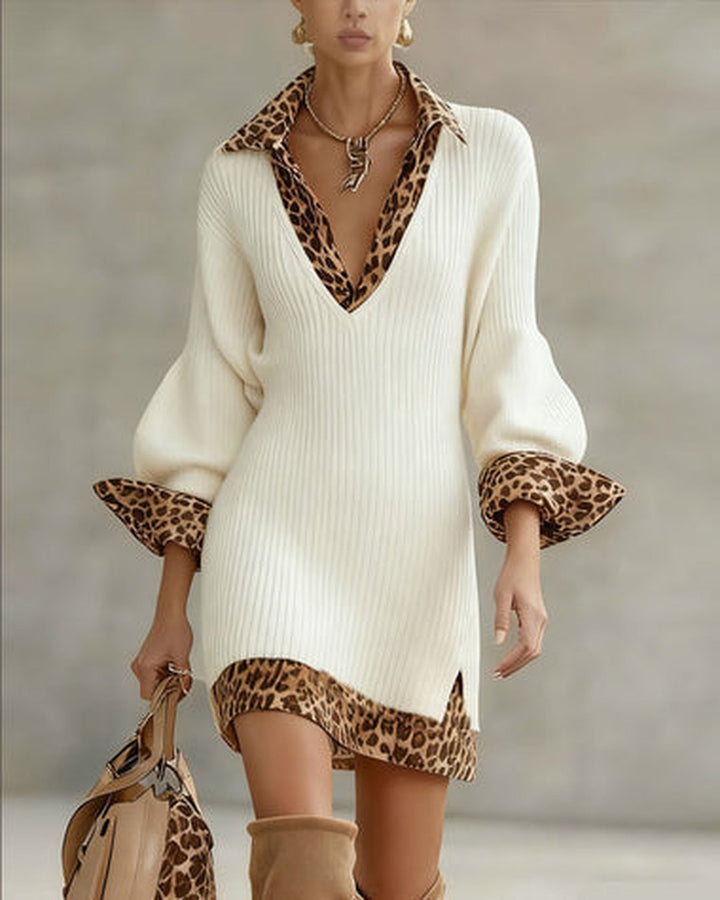 Jaynise | Elegant Leopard Dress