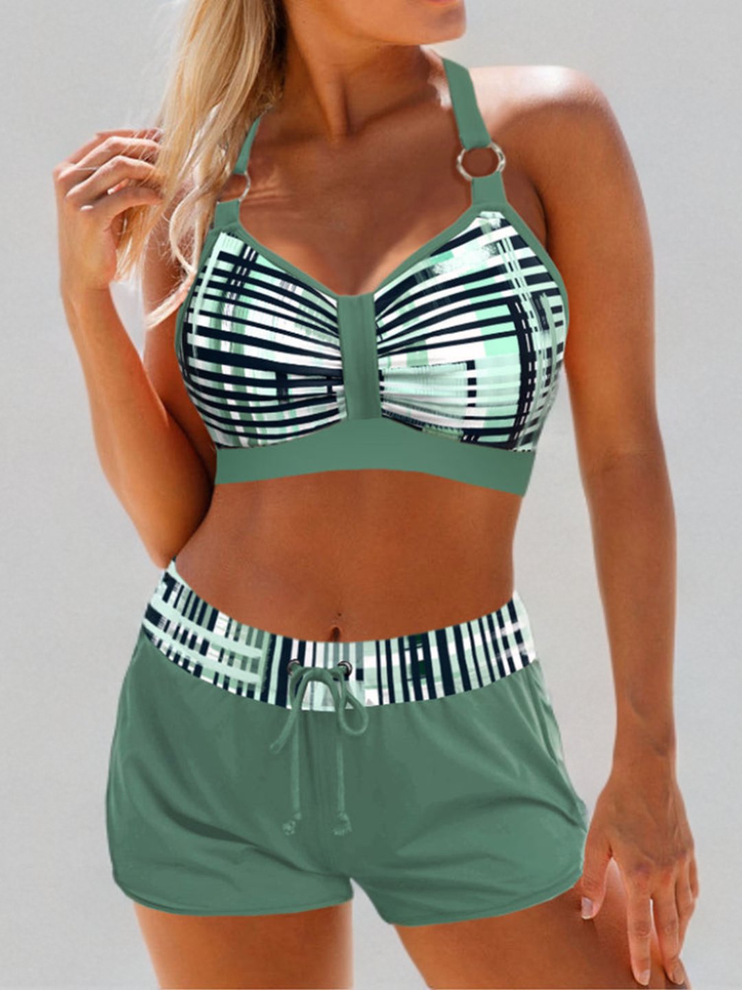 Gisele | High Waist Ribbed Bikini