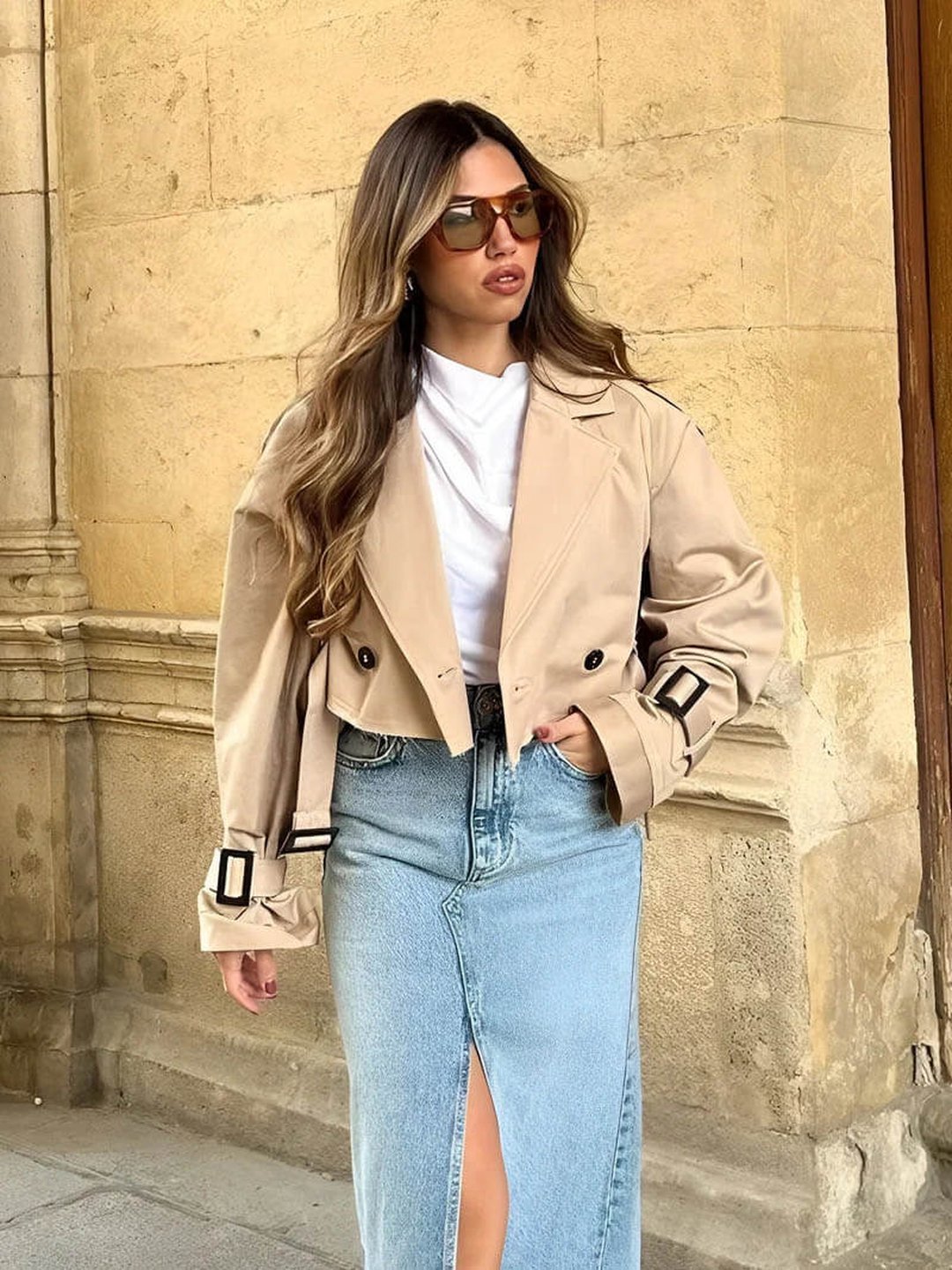 Antonia | Mini trench coat