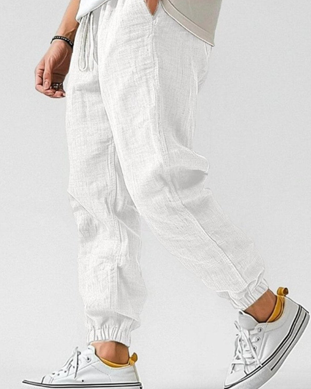 Pete | Linen Joggers for Men