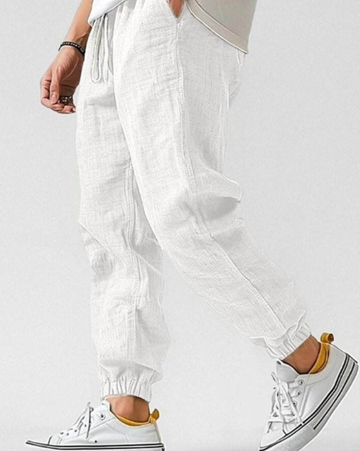 Pete | Linen Joggers for Men