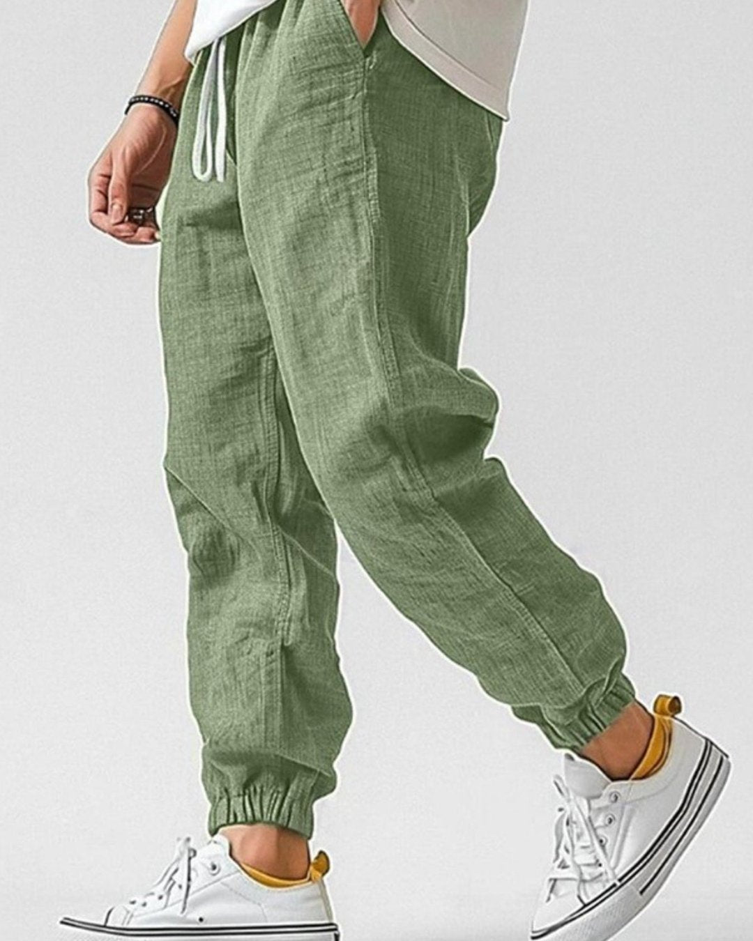 Pete | Linen Joggers for Men