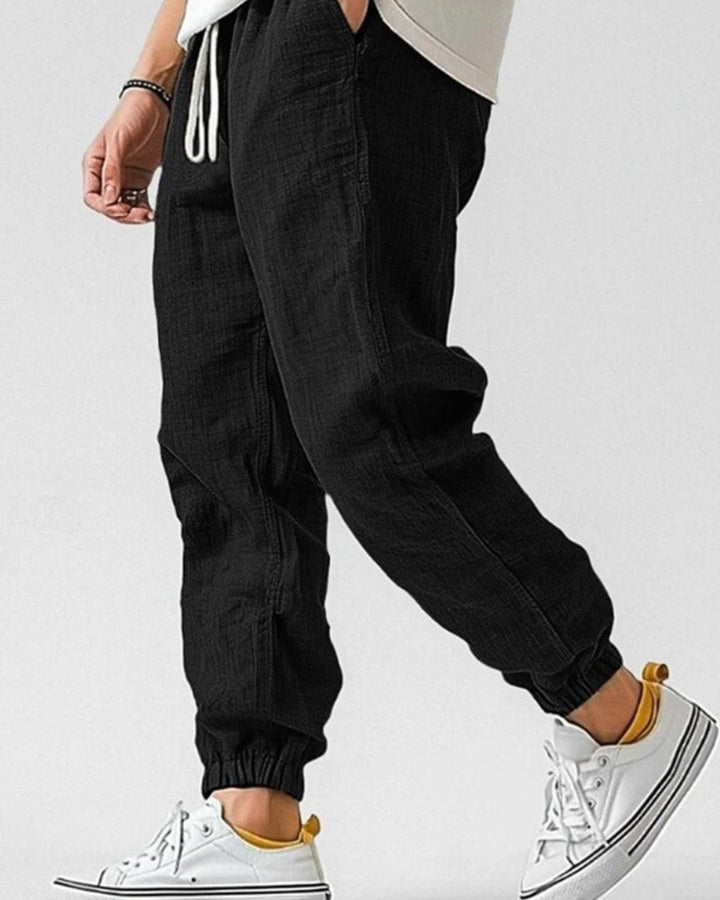 Pete | Linen Joggers for Men