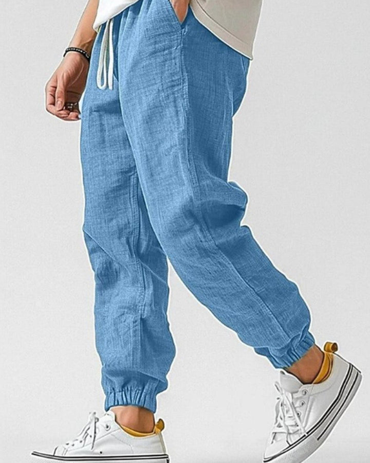 Pete | Linen Joggers for Men