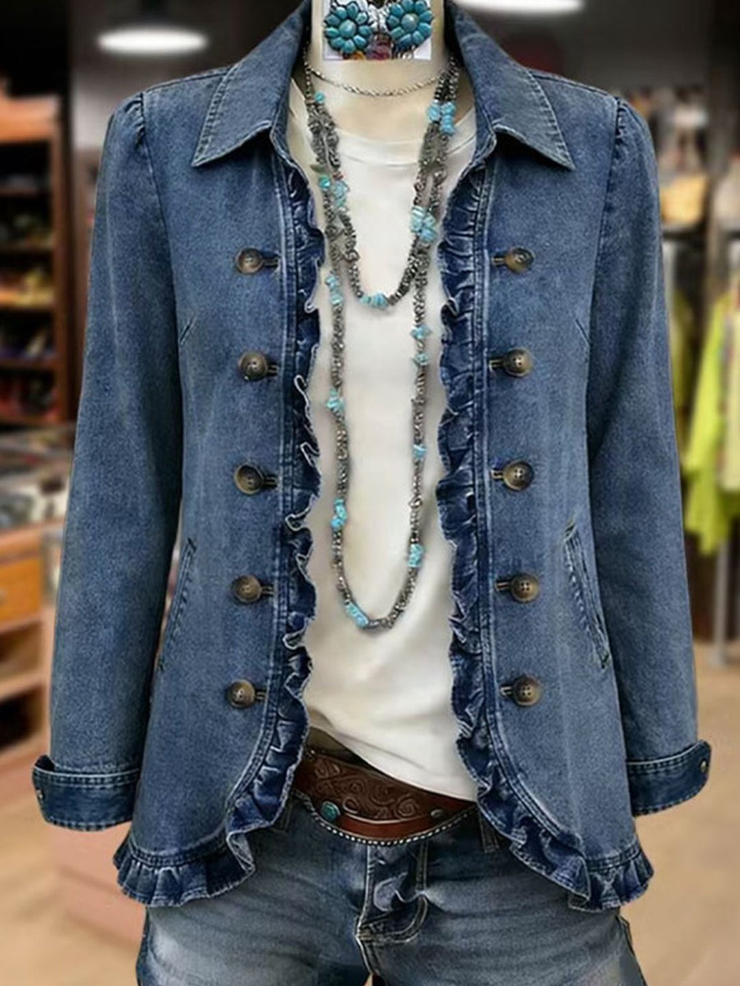 Joan | Ruffled Jacket