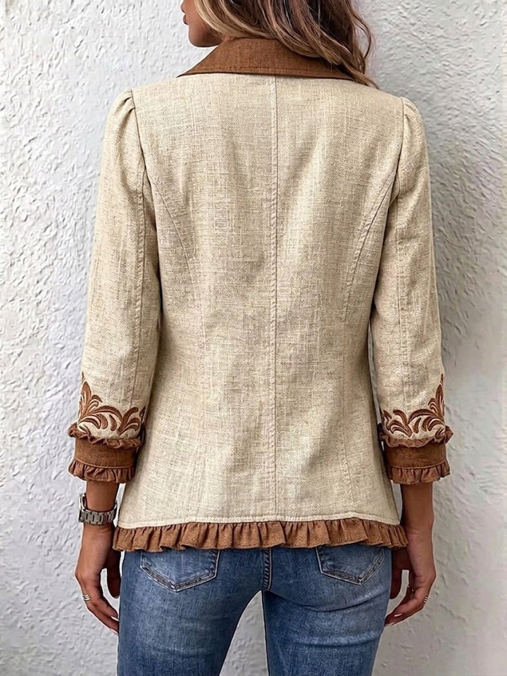 Tempest | Vintage Bohemian Floral Ruffled Jacket