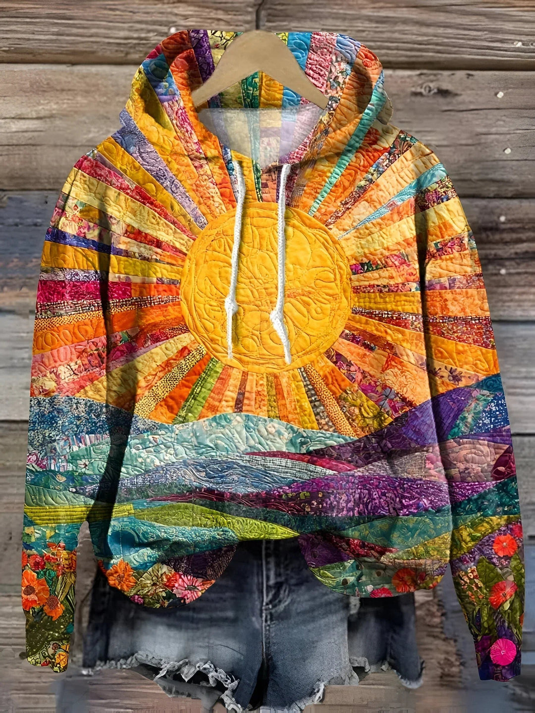 Marion | Colorful Sunrise Hoodie