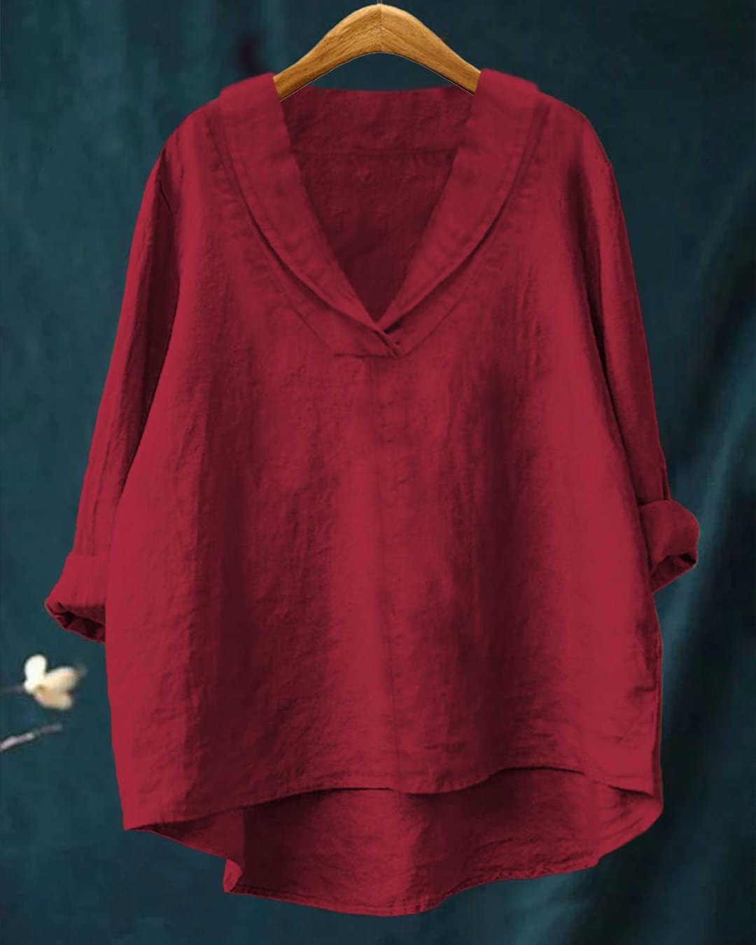Orchid | Relaxed V-Neck Blouse