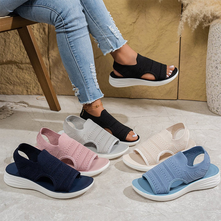 Helenka | Platform Sandals With Breathable Material