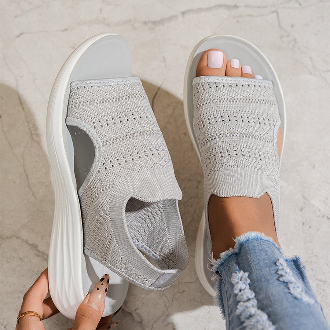 Helenka | Platform Sandals With Breathable Material