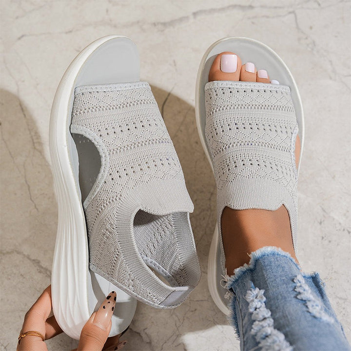 Helenka | Platform Sandals With Breathable Material