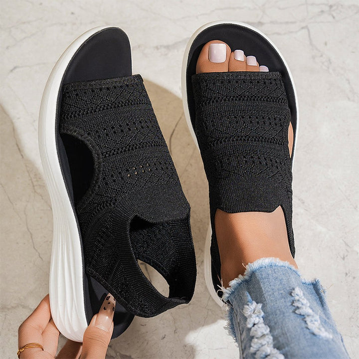Helenka | Platform Sandals With Breathable Material