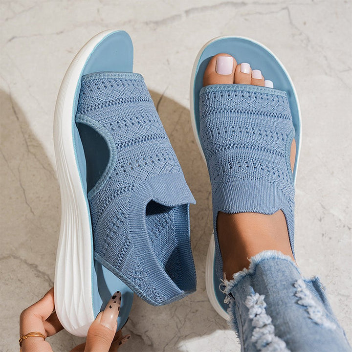 Helenka | Platform Sandals With Breathable Material