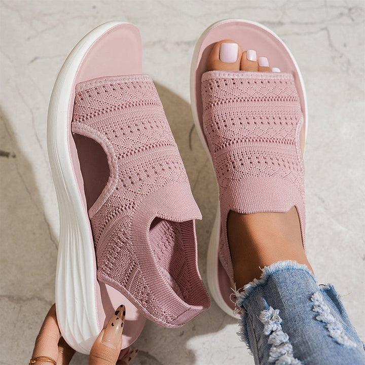 Helenka | Platform Sandals With Breathable Material